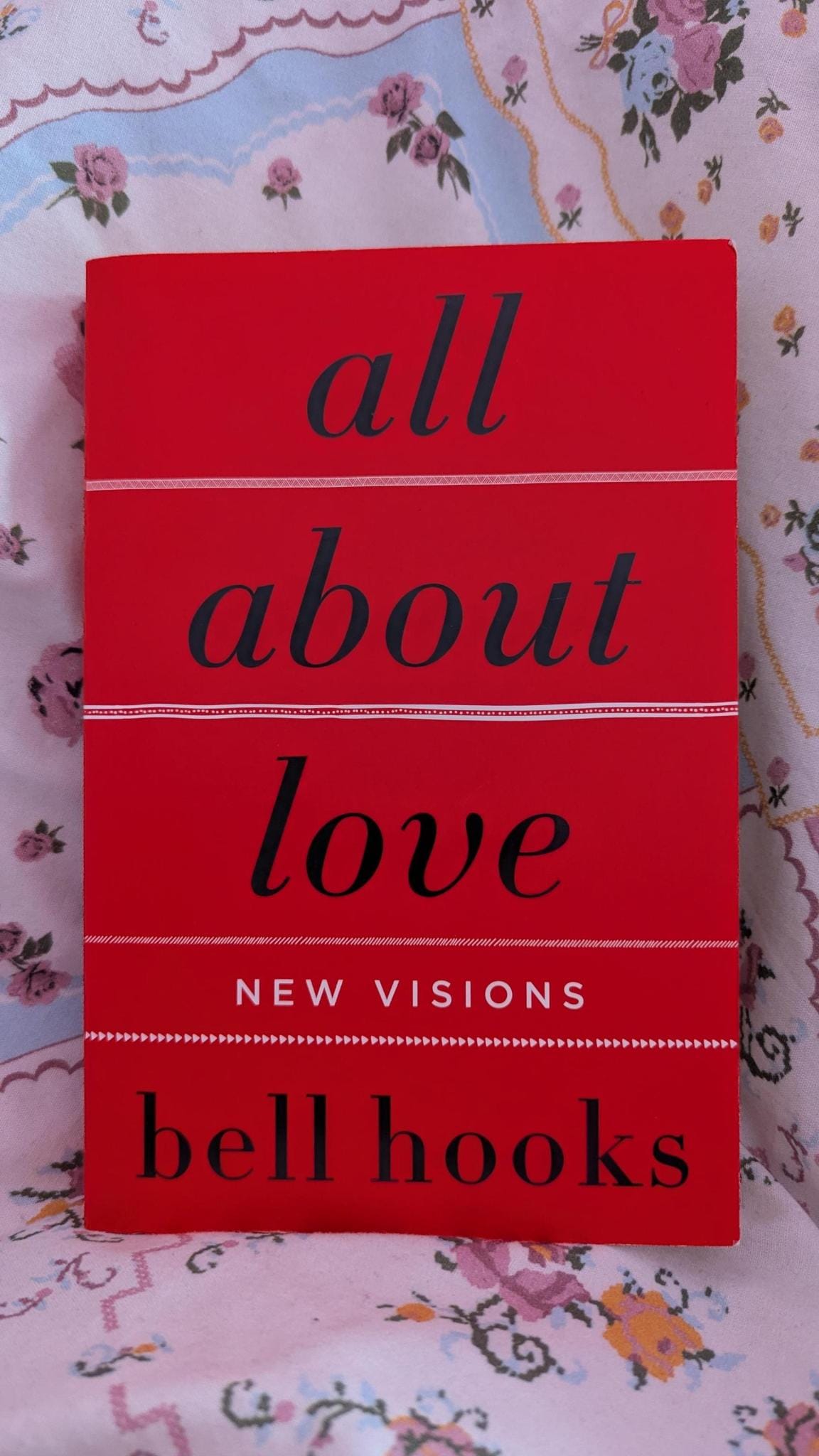 Photo of the book "All About Love: New Visions" by bell hooks